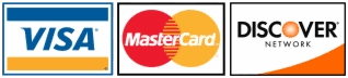 Credit and debit cards accepted