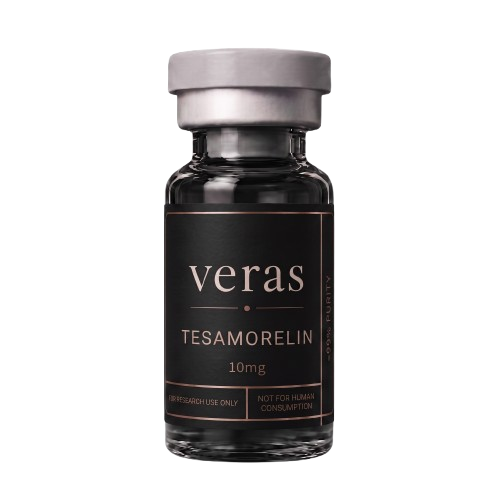 Tesamorelin research compound vial